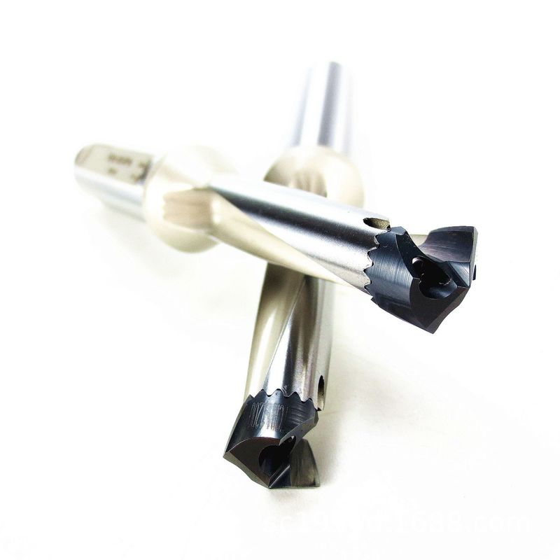 Excavadora de dientes de sable de carburo de plata utilizada para perforación de alta velocidad Excavadora de corona de carburo indexable Excavadora de cabeza de corte de carburo