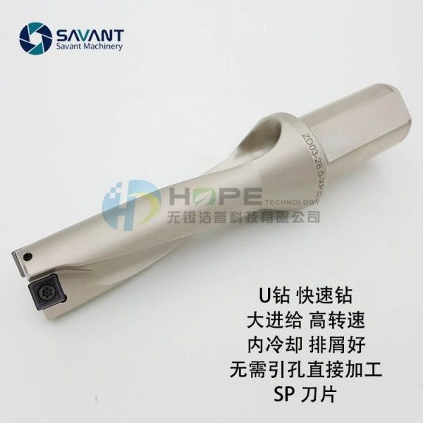 Savantec 2D-5D Alta eficiencia de trabajo perforador indexable Bit máquina CNC centro U perforador